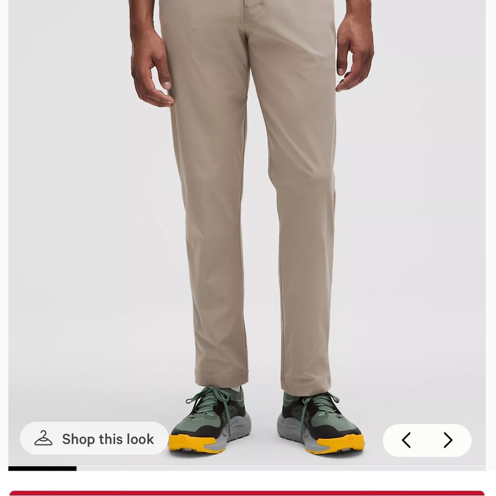 Lululemon Mens Size 31 ABC Classic Fit 5 Pocket Casual Pants Trousers 31 X 30 - Picture 12 of 12